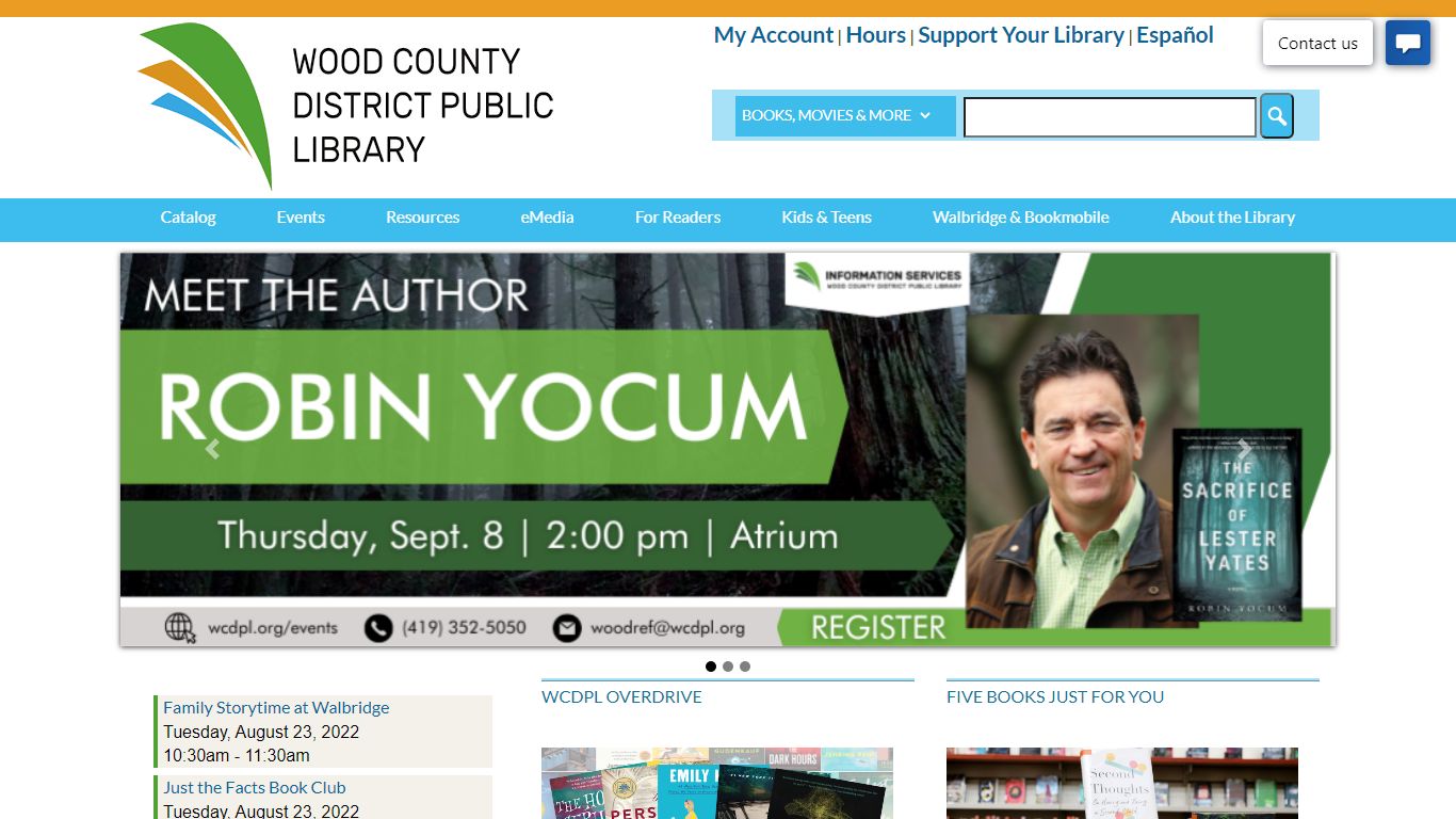 Home | Wood County District Public Library