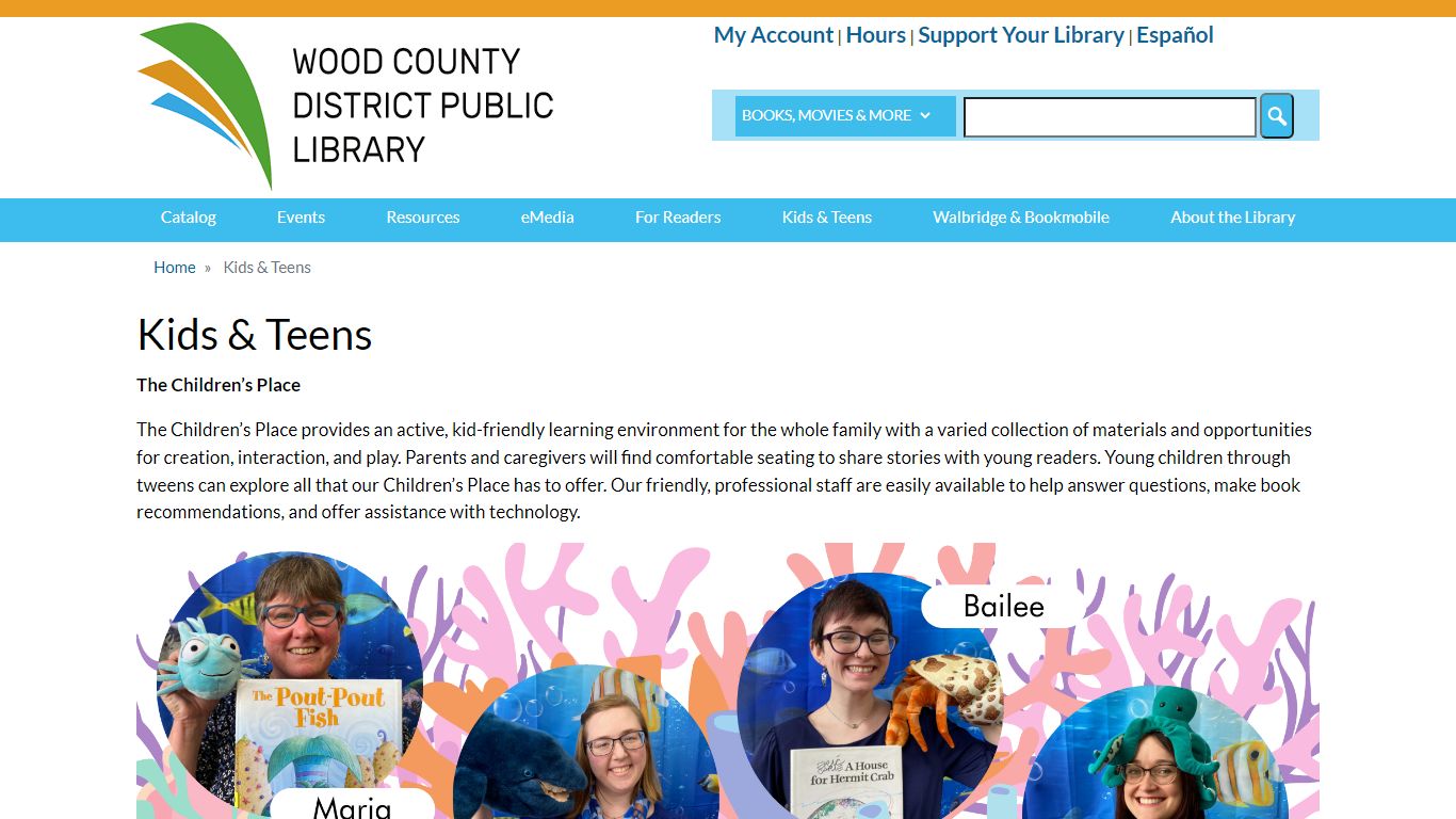 Kids & Teens | Wood County District Public Library
