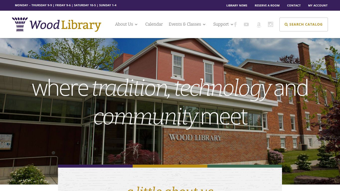 Wood Library | Where tradition, technology and community meet
