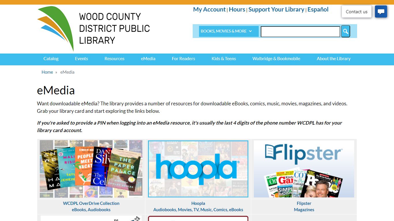 eMedia | Wood County District Public Library