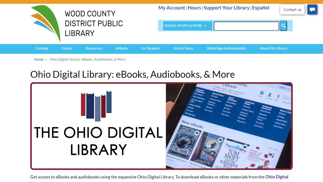 Ohio Digital Library: eBooks, Audiobooks, & More | Wood County District ...